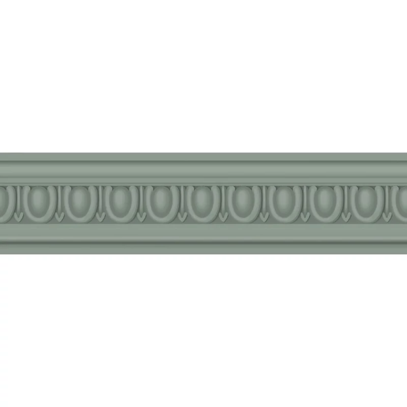 Casadeco Klasszikus széles zöld vlies bordűr La Baronne Celadon 10 cm X 6 m