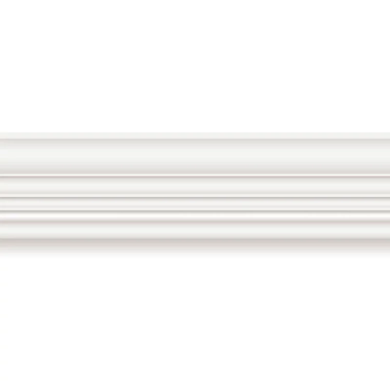 Casadeco Széles fehér vlies bordűr La Royale Blanc Antique 13 cm X 6 m