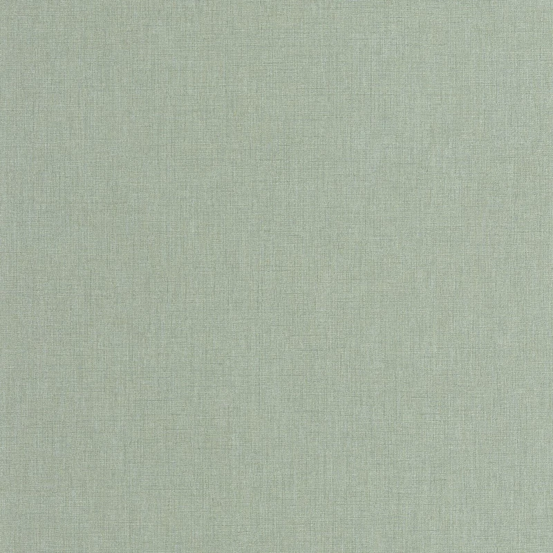 Casadeco halványzöld szövethatású vinyl tapéta Caractere Celadon 53 cm X 10 m