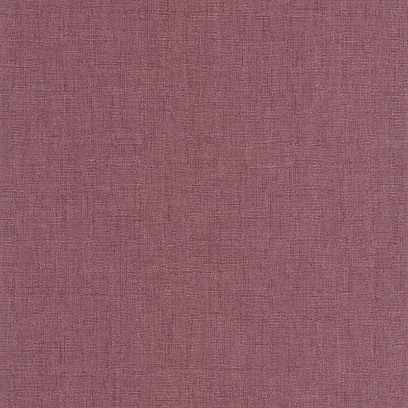 Casadeco padlizsán színű szövethatású vinyl tapéta Caractere Aubergine 53 cm X 10 m