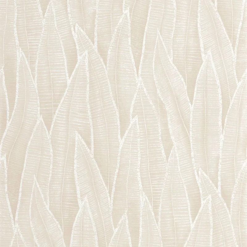 Casadeco krém szanzavéra levélmintás vlies tapéta Sansevieria Blanc Craie 53 cm X 10 m