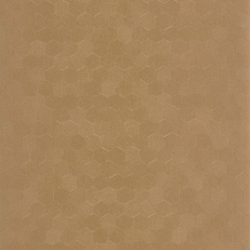 Casadeco hexagon mintás sötét arany vinyl tapéta Meli Dore 53 cm X 10 m