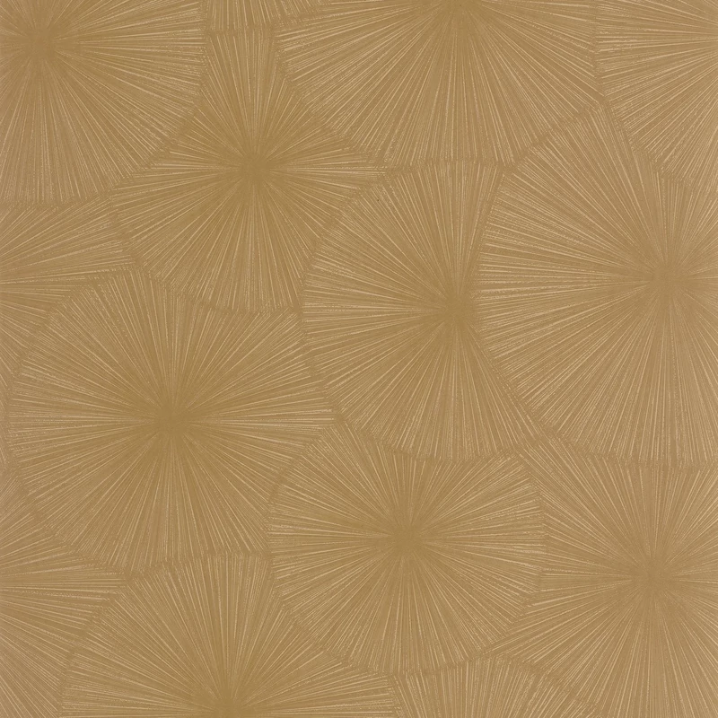 Casadeco barna napmintás vinyl tapéta Helios Camel 53 cm X 10 m