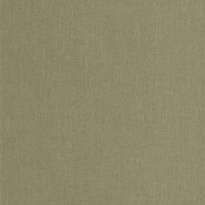 Casadeco Szövethatású keki zöld vinyl tapéta Caractere Vert Kaki 53 cm X 10 m
