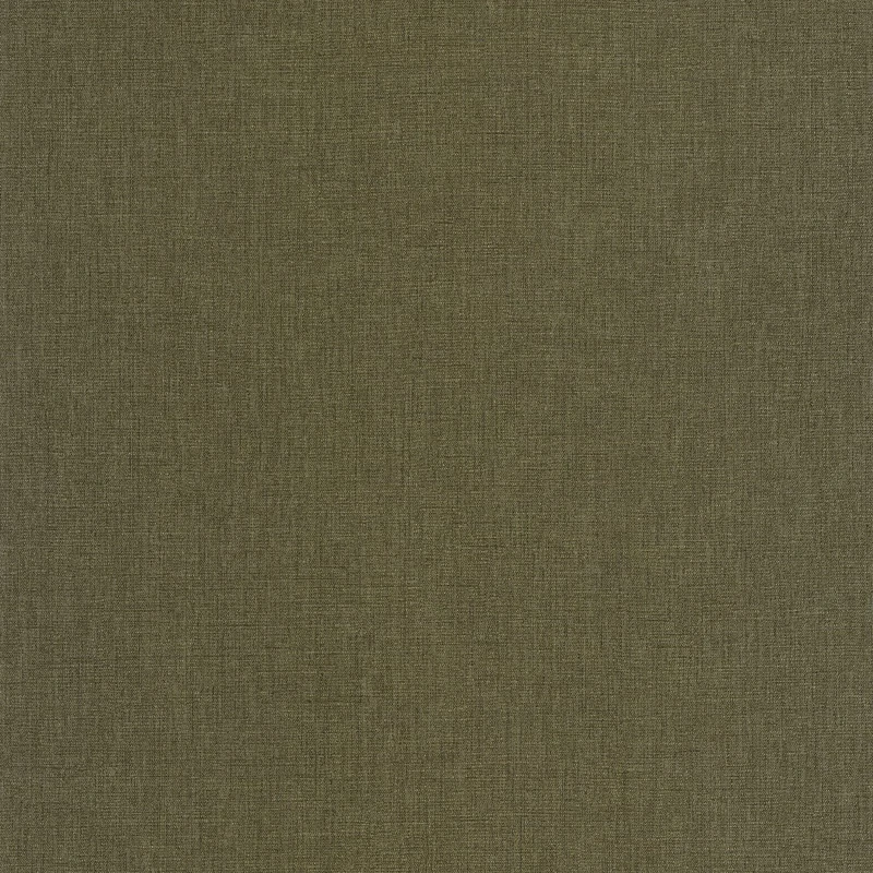 Casadeco Szövethatású mohazöld vinyl tapéta Caractere Vert Taiga 53 cm X 10 m