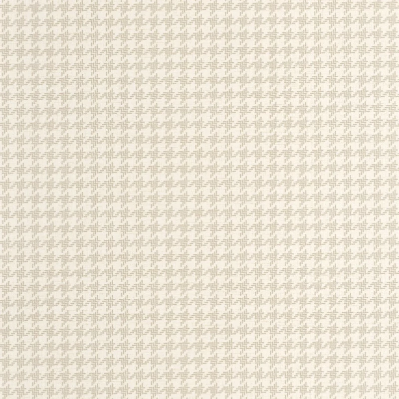 Casadeco Tyúklábmintás bézs vlies tapéta Houndstooth Beige Lin 53 cm X 10 m