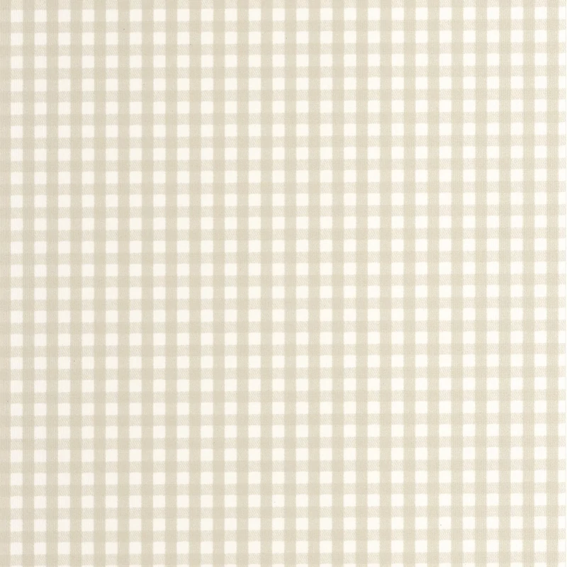 Casadeco Kockás bézs vlies tapéta Gingham Charm Beige Sable 53 cm X 10 m