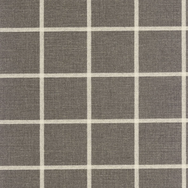 Casadeco Kockás retro fekete-bézs vlies tapéta Smooth Grid Noir Fusain 53 cm X 10 m