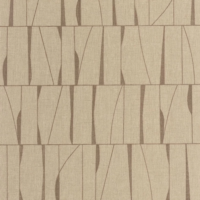 Casadeco Absztrakt mintás bézs vinyl tapéta Otavia Beige Lin 53 cm X 10 m