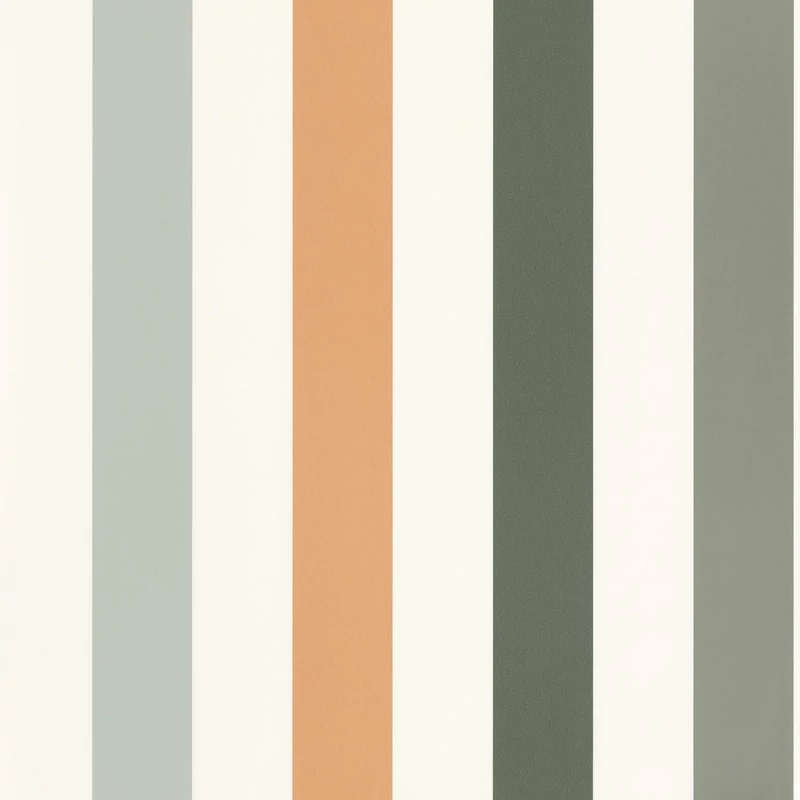 Caselio Csíkos zöld vinyl tapéta Stay Positive Kaki 53 cm X 10 m