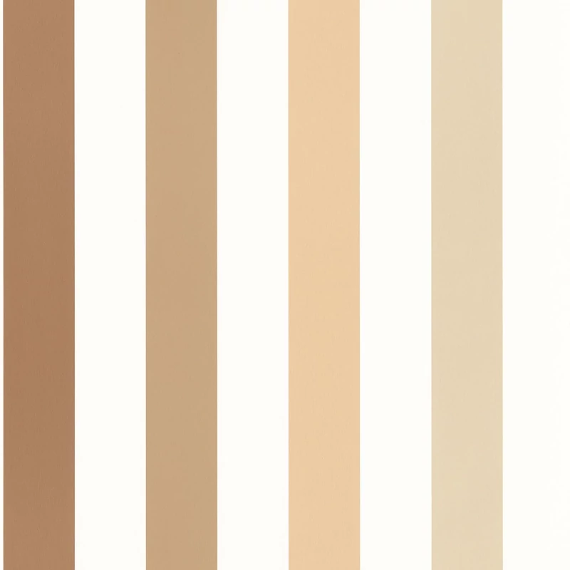 Caselio Csíkos barna vlies tapéta Se Cacher Beige Camel 53 cm X 10 m