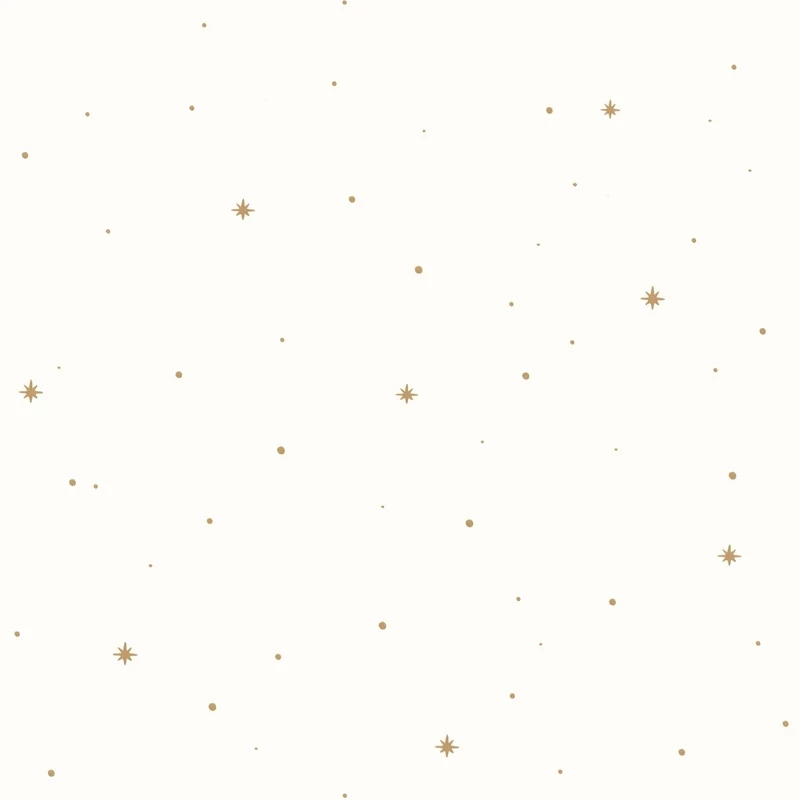 Caselio Csillagos fehér vlies tapéta Rever Camel 53 cm X 10 m