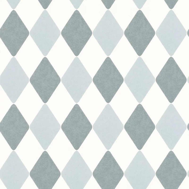 Caselio Geometriai mintás kék vlies tapéta Danser Bleu Grise 53 cm X 10 m