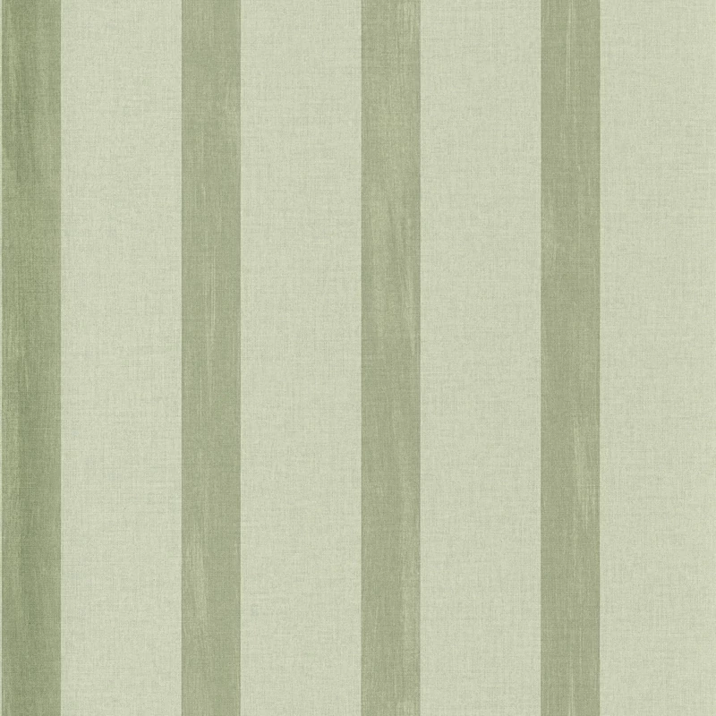 Caselio Csíkos zöld vinyl tapéta Cyrene Kaki 53 cm X 10 m