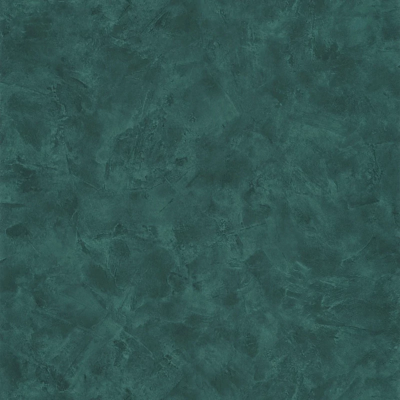 Caselio Elegáns texturált sötétzöld vinyl tapéta Patine Uni Vert Sapin 53 cm X 10 m