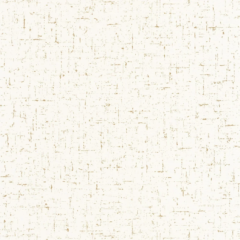 Caselio Szövet hatású fehér-arany vinyl tapéta metál fénnyel Gaze Metal Blanc Or 53 cm X 10 m