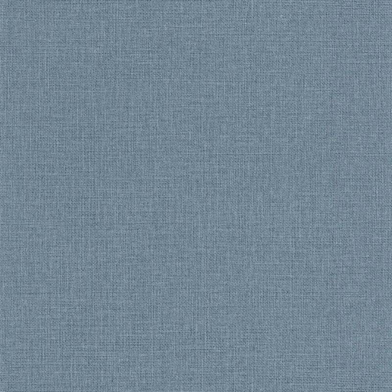 Caselio Szövethetású kék vinyl tapéta Uni Mat Bleu Tempete 53 cm X 10 m