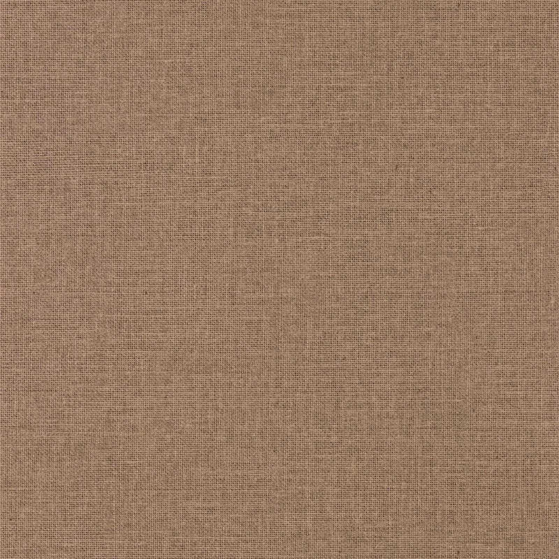 Caselio Szövethetású barna vinyl tapéta Uni Mat Noisette 53 cm X 10 m