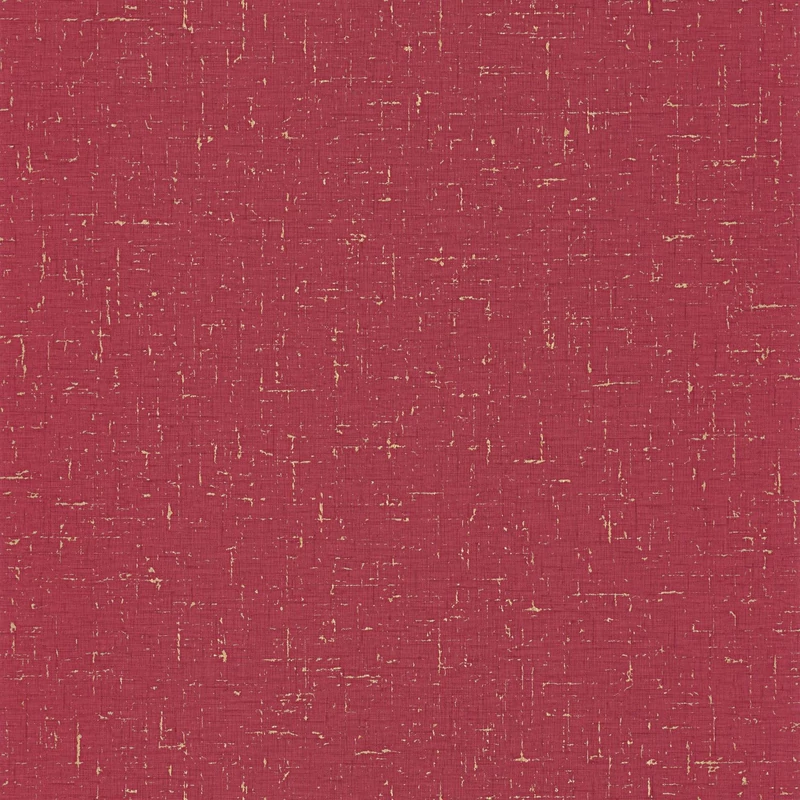Caselio Szövet hatású bordó vinyl tapéta metál fénnyel Gaze Metal Pourpre Or 53 cm X 10 m
