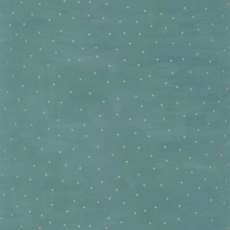 Caselio Pöttyös zöld-arany vlies tapéta Danse Vert Dore 53 cm X 10 m