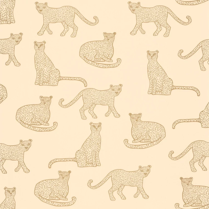 Caselio Leopárd mintás bézs vlies tapéta Lea Rose 53 cm X 10 m