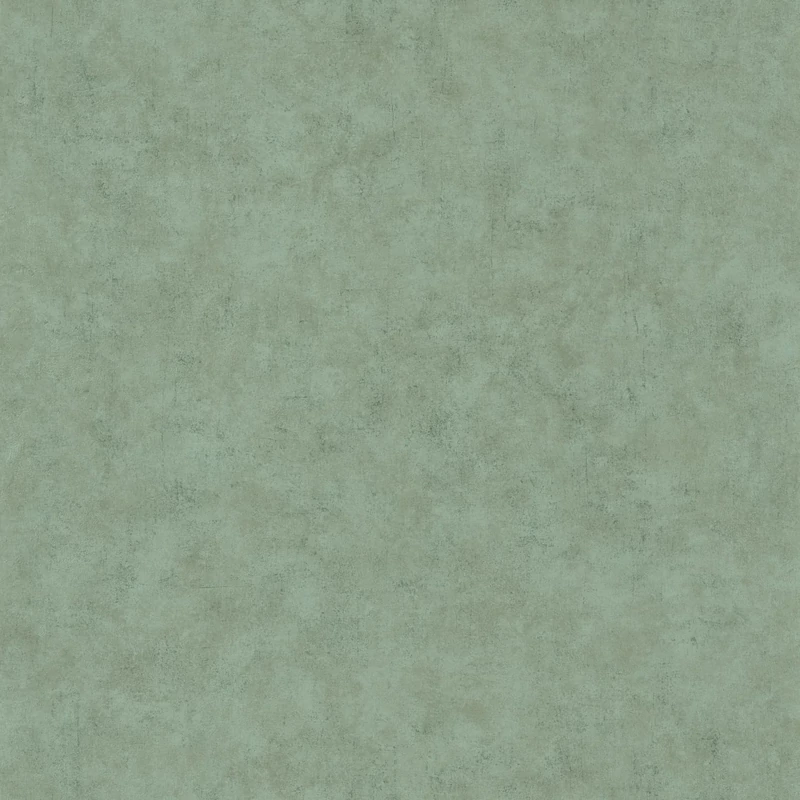 Caselio Beton hatású zöld vinyl tapéta Beton Uni Vert D'Eau Fonce 53 cm X 10 m