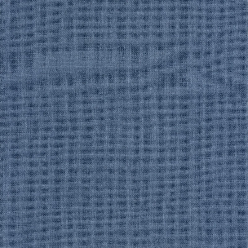 Caselio Szövethetású kék vinyl tapéta Uni Mat Bleu Indigo 53 cm X 10 m