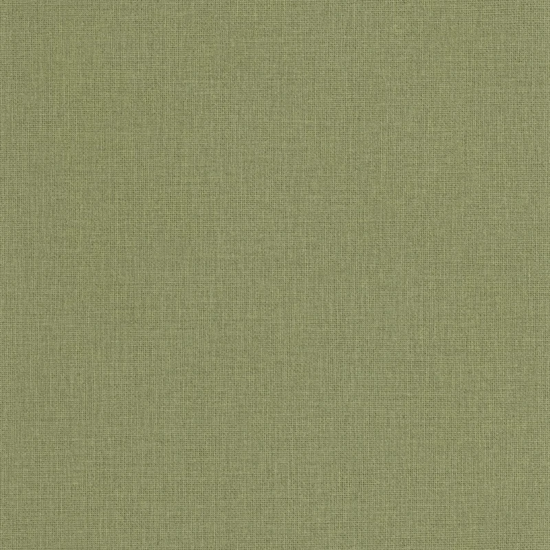 Caselio Szövethetású keki zöld vinyl tapéta Uni Mat Vert Kaki 53 cm X 10 m