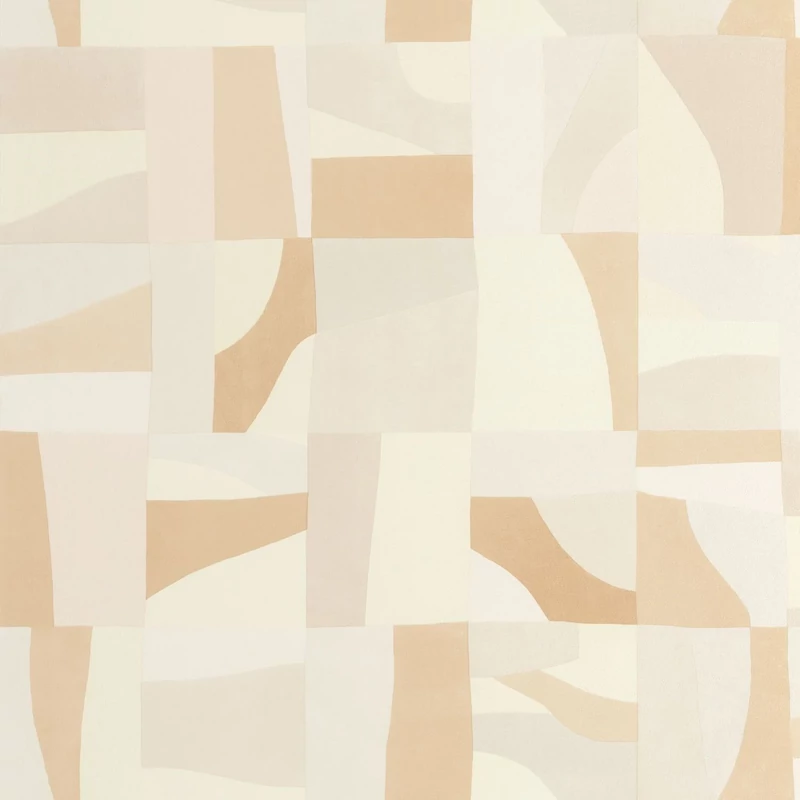 Caselio Absztrakt mintás modern bézs vinyl tapéta Aix Beige 53 cm X 10 m