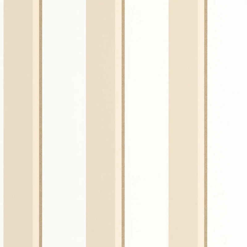 Caselio Elegáns csíkos bézs vinyl tapéta arany szegéllyel Linear Beige Or 53 cm X 10 m