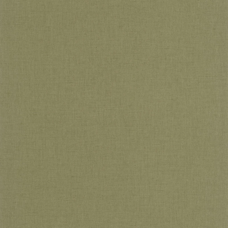 Caselio Lenvászon hatású zöld vinyl tapéta Uni Mat Vert Pinede 53 cm X 10 m