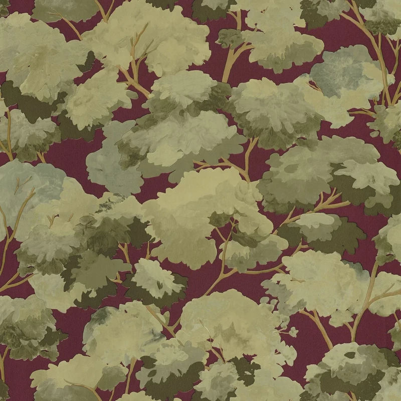 Caselio Modern fa mintás bordó vlies tapéta Été Bleu Bordeaux 53 cm X 10 m