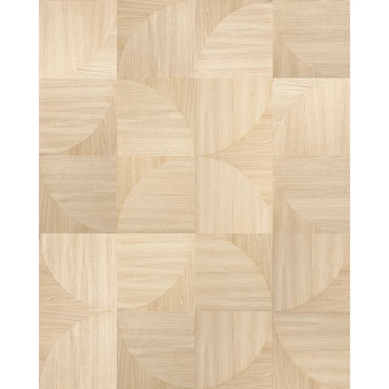 Caselio Geometriai mintás faerezetes barna vlies poszter tapéta Bois D'Hiver Marron 200 cm X 2,5 m