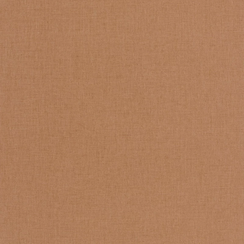 Caselio Lenvászon hatású barna vinyl tapéta Uni Mat Sienne 53 cm X 10 m