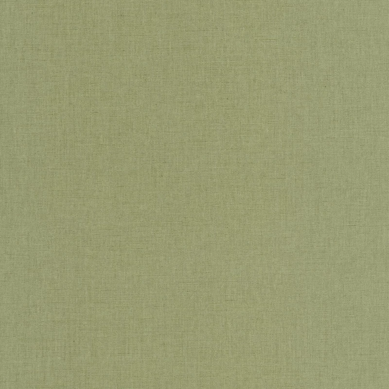 Caselio Lenvászon hatású pisztáciazöld vinyl tapéta Uni Mat Vert Pistache 53 cm X 10 m