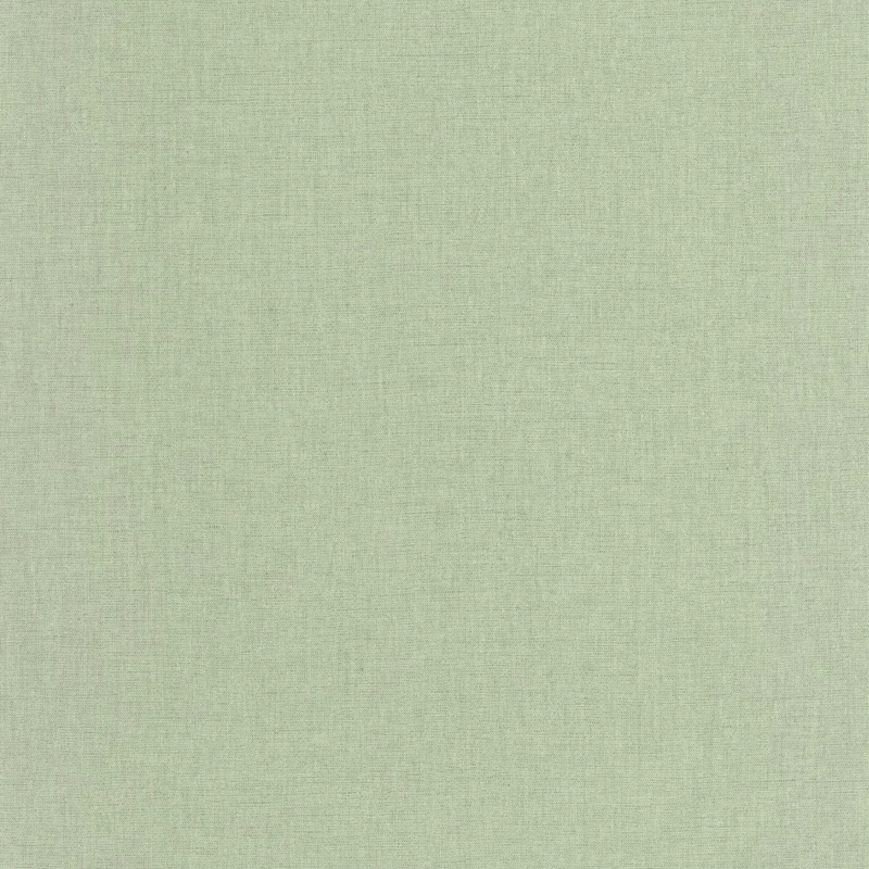 Caselio Lenvászon hatású eukaliptusz zöld vinyl tapéta Uni Mat Vert Eucalyptus 53 cm X 10 m