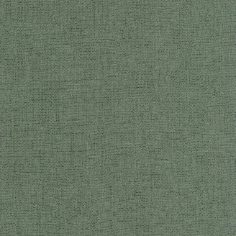 Caselio Lenvászon hatású zöld vinyl tapéta Uni Mat Vert Bouteille 53 cm X 10 m