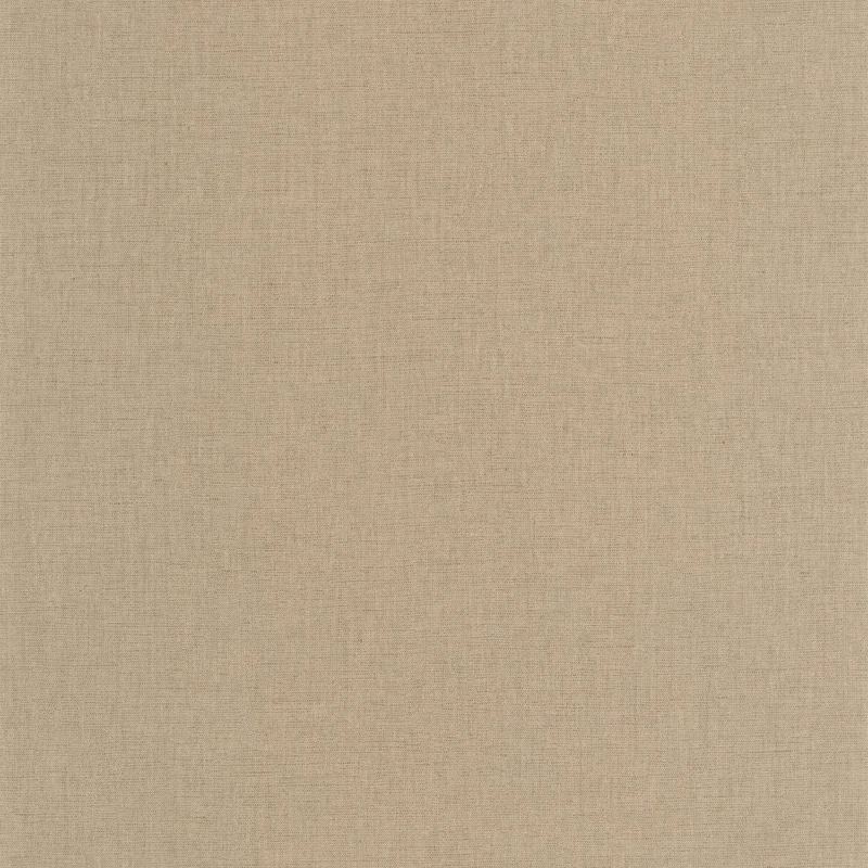 Caselio Lenvászon hatású barna vinyl tapéta Uni Mat Amande 53 cm X 10 m