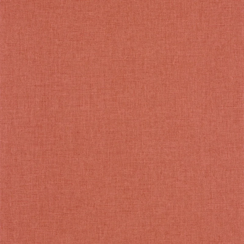 Caselio Lenvászon hatású piros vinyl tapéta Uni Mat Rouge 53 cm X 10 m