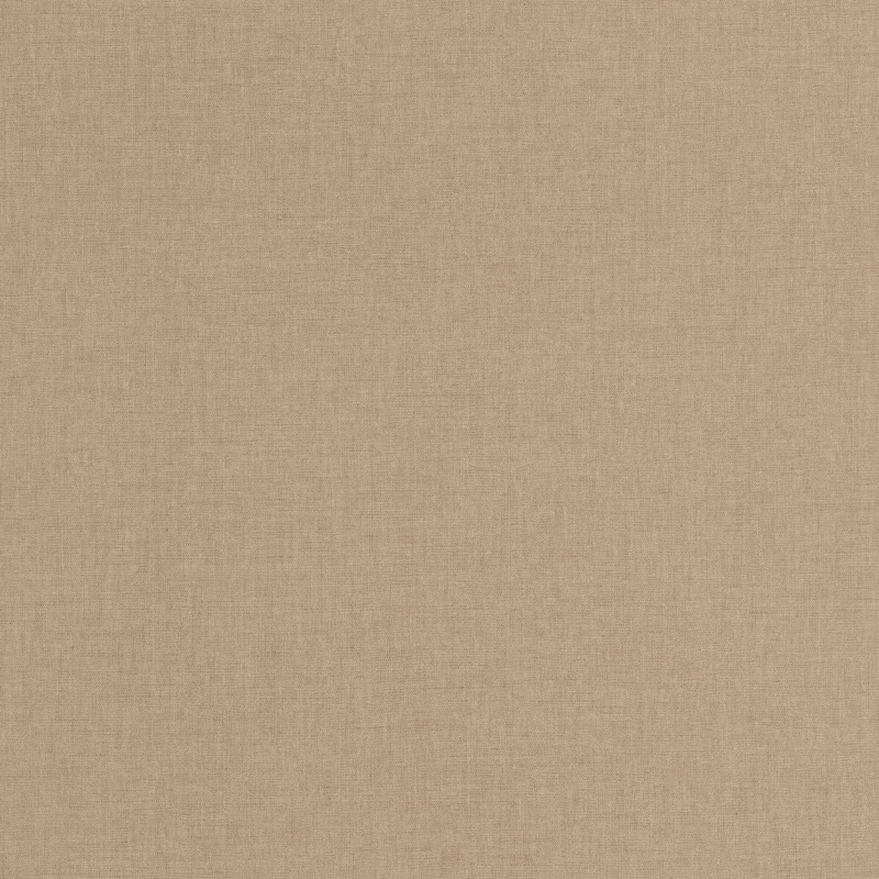 Caselio Lenvászon hatású barna vinyl tapéta Uni Mat Cappucino 53 cm X 10 m