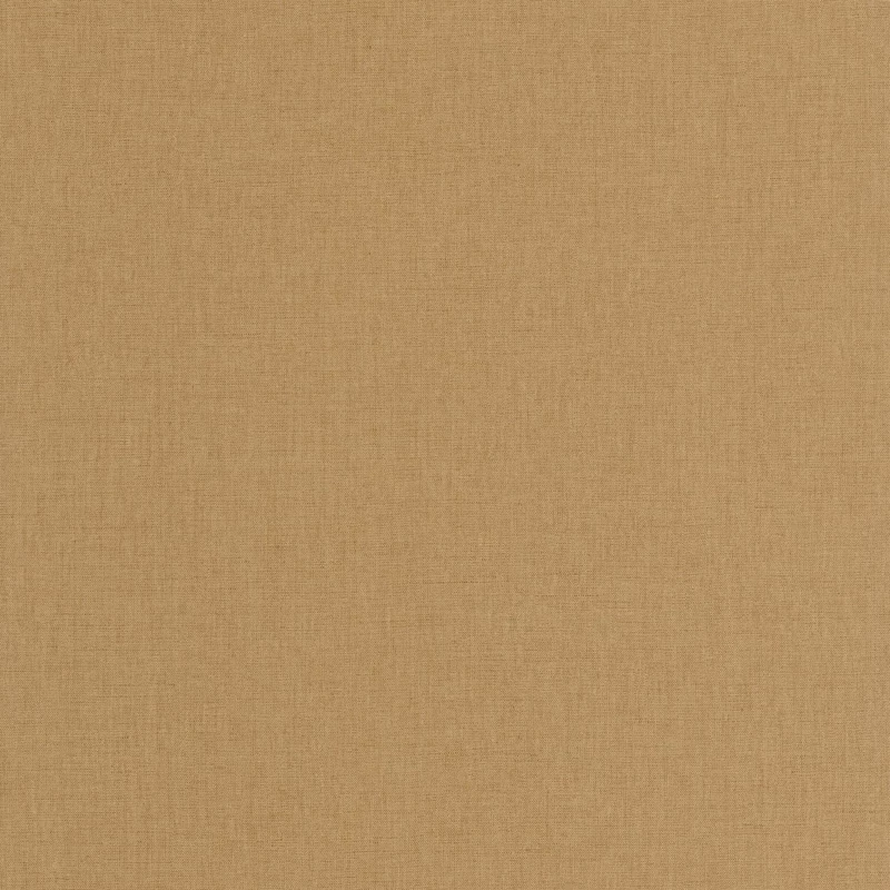 Caselio Lenvászon hatású borostyánsárga vinyl tapéta Uni Mat Ambre 53 cm X 10 m