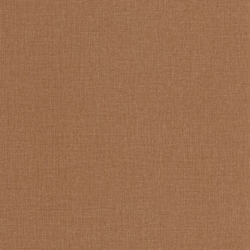 Caselio Szövethetású barna vinyl tapéta Uni Mat Brun Cuivre 53 cm X 10 m