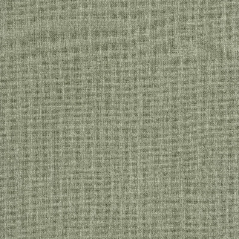 Caselio Szövethetású zöld vinyl tapéta Uni Mat Vert Fougere 53 cm X 10 m
