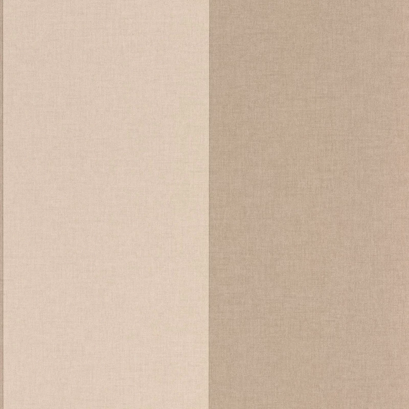 Caselio Széles csíkos barna vinyl tapéta XXL Lines Taupe 53 cm X 10 m