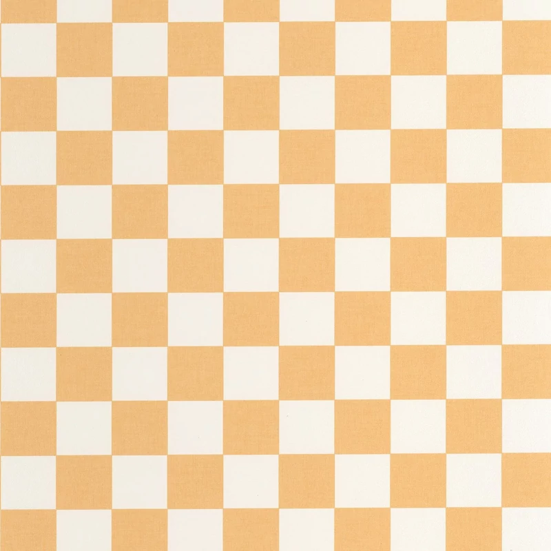 Caselio Sakktábla mintás modern sárga vinyl tapéta Checks Jaune Soleil 53 cm X 10 m