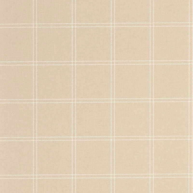 Caselio Kockás bézs vinyl tapéta Fine Lines Beige 53 cm X 10 m