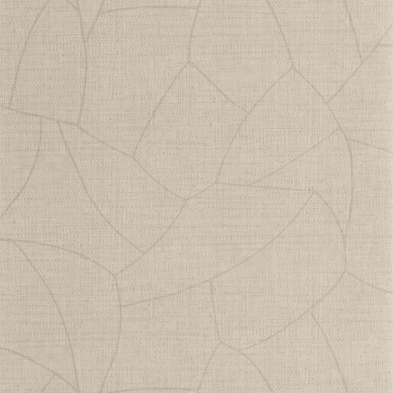 Caselio Absztrakt mintás raffia hatású szürkés barna vinyl tapéta Melody Taupe 53 cm X 10 m