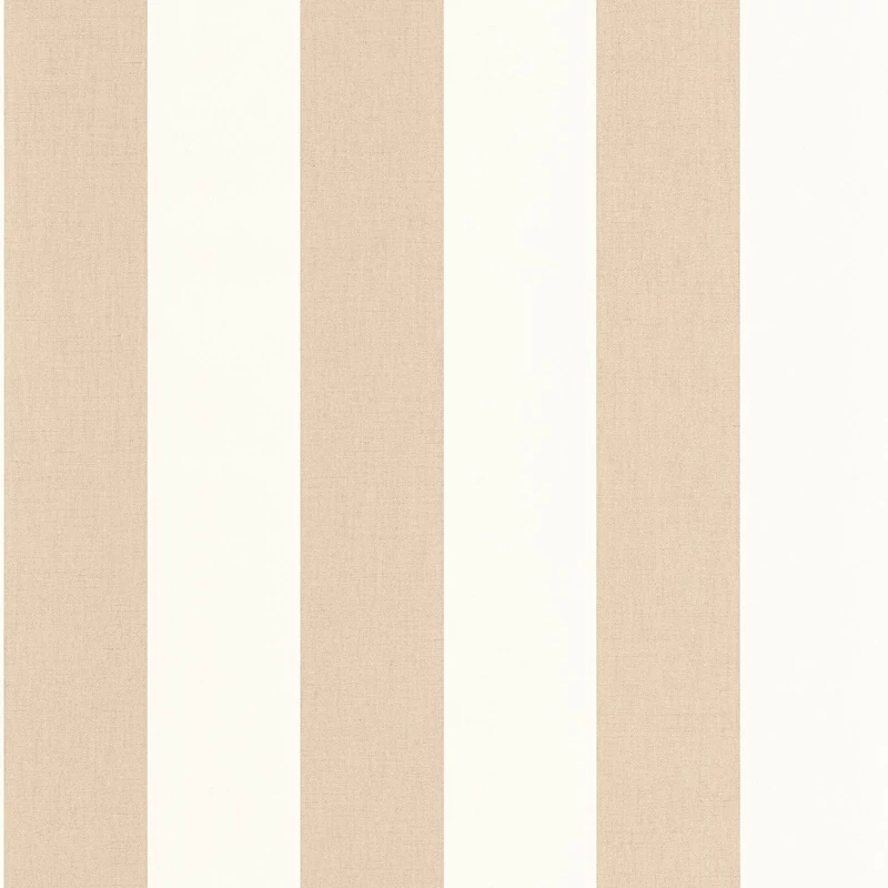 Caselio Klasszikus csíkos bézs vinyl tapéta Linen Lines Beige 53 cm X 10 m
