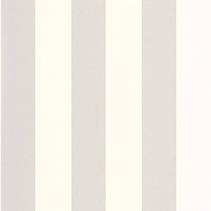 Caselio Széles csíkos szürke vinyl tapéta Wide Lines Gris Souris 53 cm X 10 m