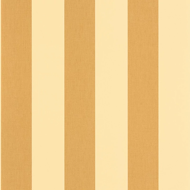 Caselio Klasszikus csíkos mustársárga vinyl tapéta Linen Lines Moutarde 53 cm X 10 m